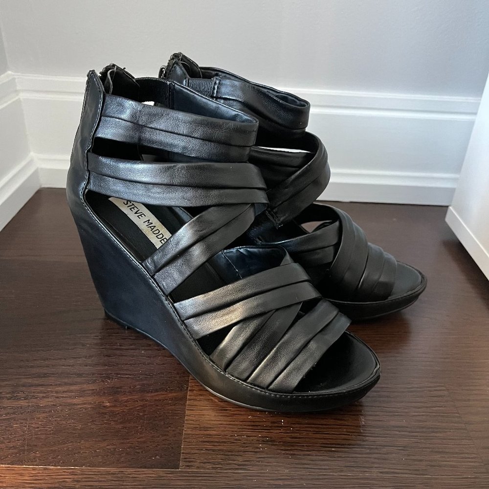 Steve Madden Strappy Wedge Sandals